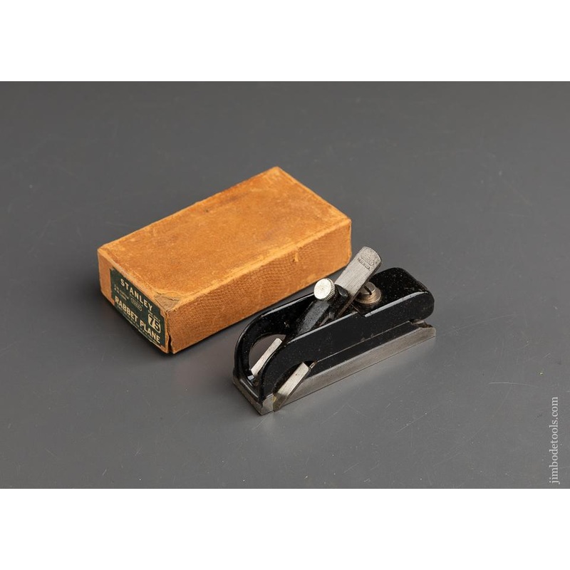 STANLEY No. 75 Bull Nose Rabbet Plane MINT in Original Box  – 92988