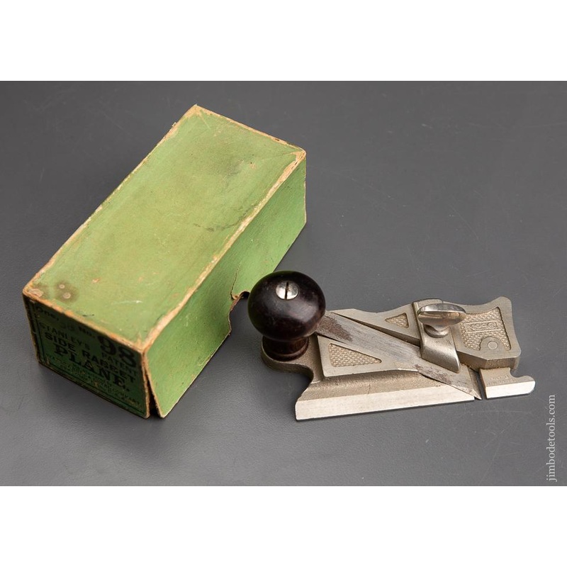 STANLEY No. 98 Side Rabbet Plane Mint in the Original Box – 92896