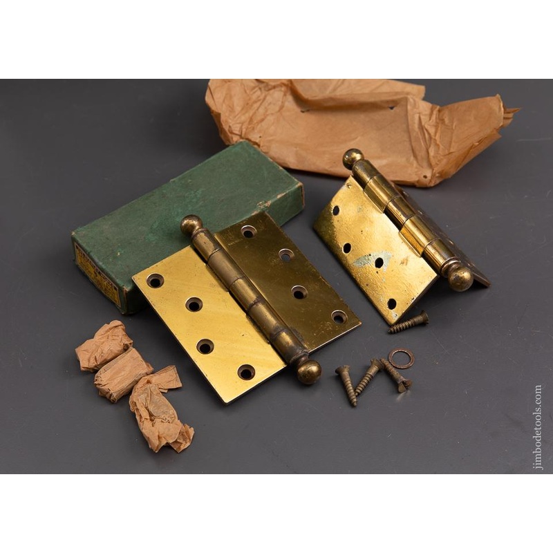 STANLEY No. Z241C Door Hinges in Original Box SWEETHEART – 92307