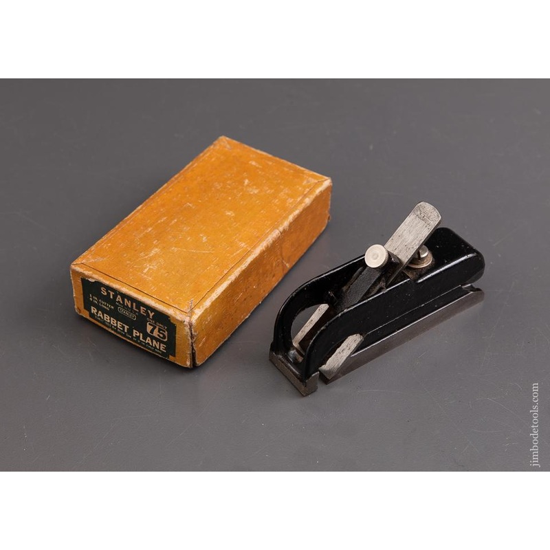 STANLEY No. 75 Bull Nose Rabbet Plane MINT in Original Box – 93069