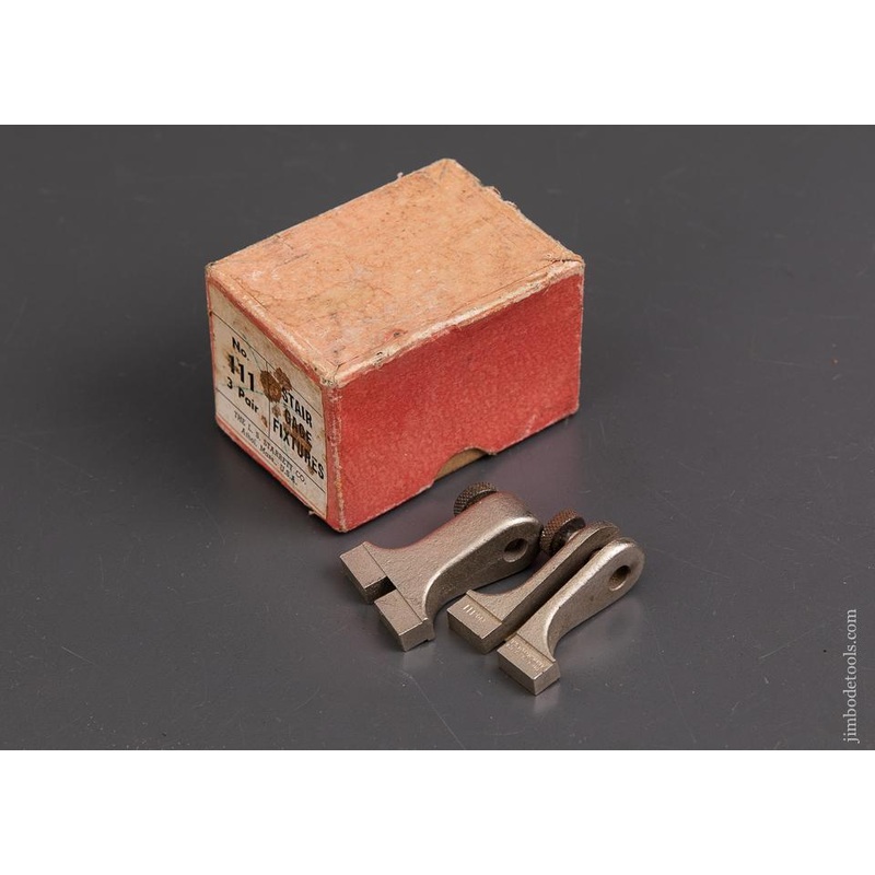 Two STARRETT No. 11 Stair Gage Fixtures in Original Box – 88614