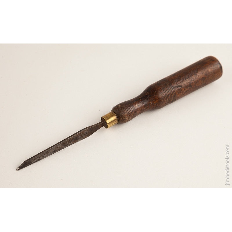 1/8 x 8 7/8 inch WARD Boxwood Handled Sash Mortise Chisel — 73900