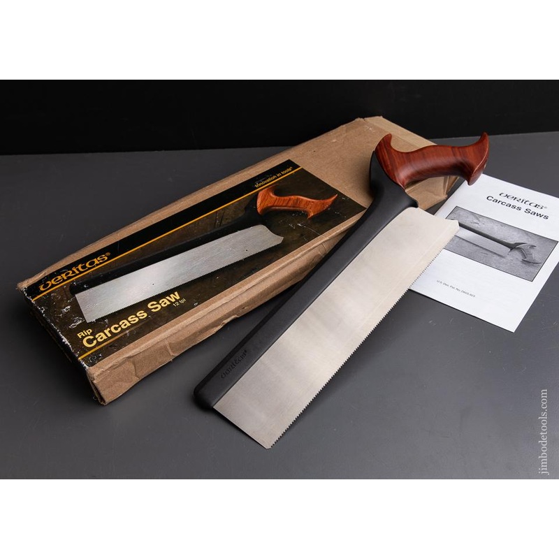 12 point 11 inch Rip VERITAS Carcass Saw MINT in Original Box – 93252