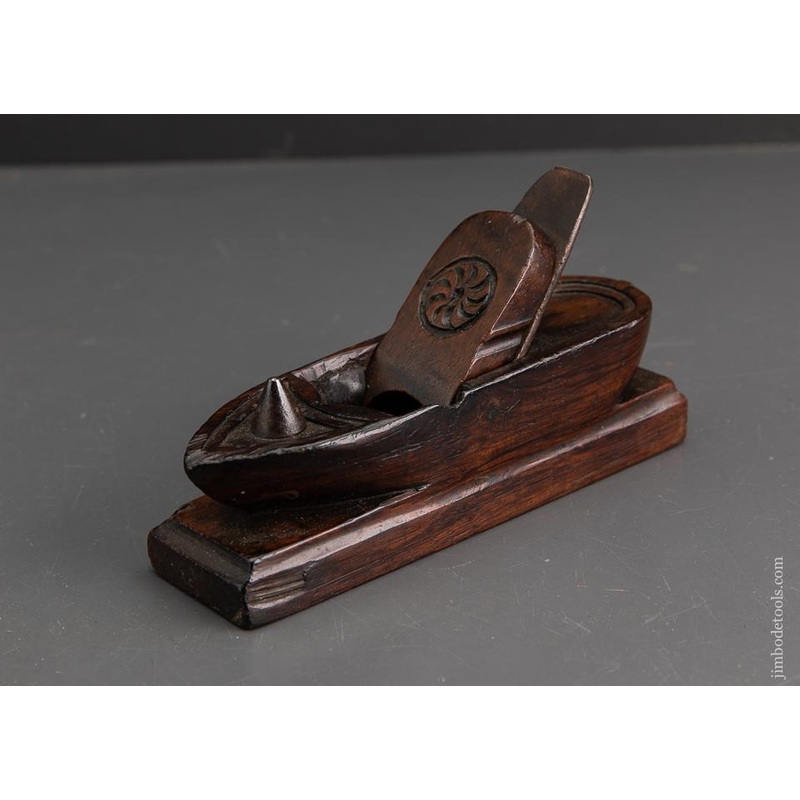 Rosewood Dutch 18th Century Figural Boat-Shaped Smooth Plane – EXCALIBUR 15