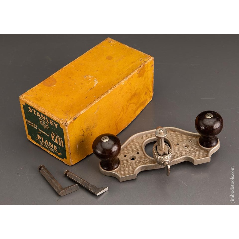 STANLEY No. 71 1/2 Router Plane 100% COMPLETE in Original Box – 93362