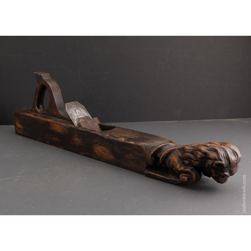 WILD! 28 inch Carved Jointer Plane with Lion – EXCALIBUR 18