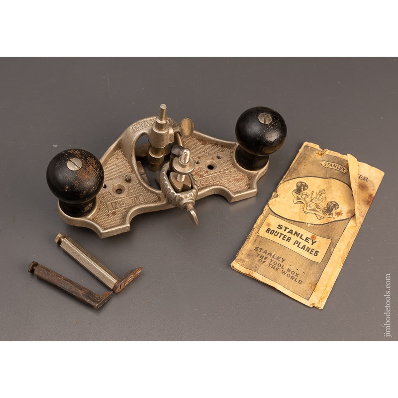 100% Complete STANLEY No. 71 Router Plane – 114961