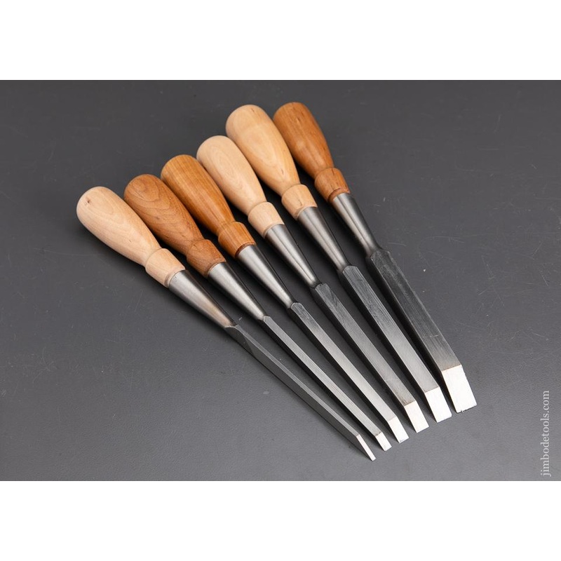 Six Piece LIE-NIELSEN Mortise Chisel Set – 93634