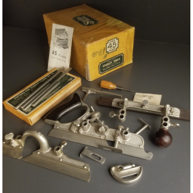 STANLEY No. 45 Combination Plane MINT & UNUSED! In Original Box -93774