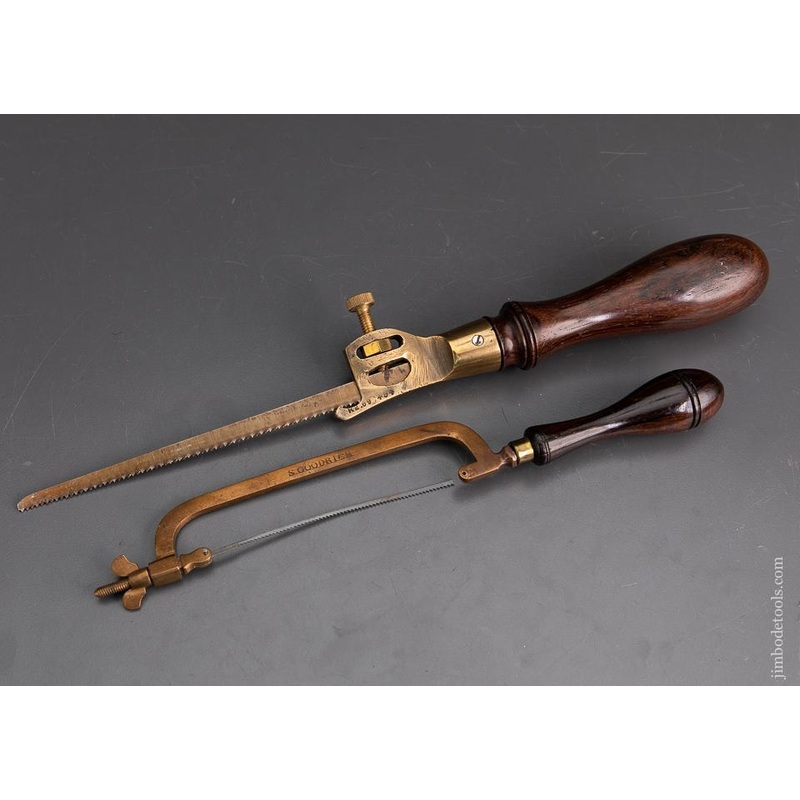 Two Lovely Rosewood & Brass Saws EXTRA FINE – EXCALIBUR 97