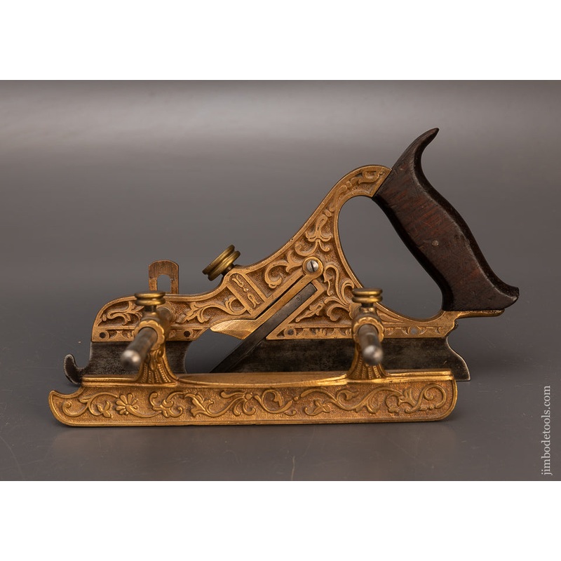 Rare & Fine STANLEY MILLERS FALLS PATENT No. 44 Gunmetal Plow Plane – EXCELSIOR 114924 – AS OF JAN 18
