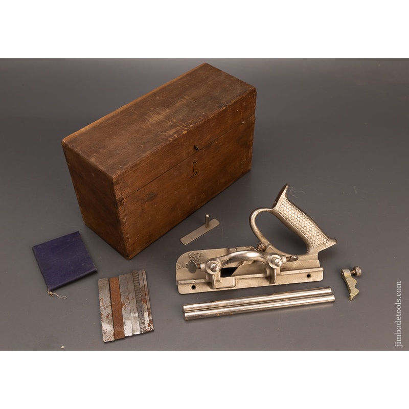RECORD No. 044 Plow Plane 100% Complete in Custom Box – 115049