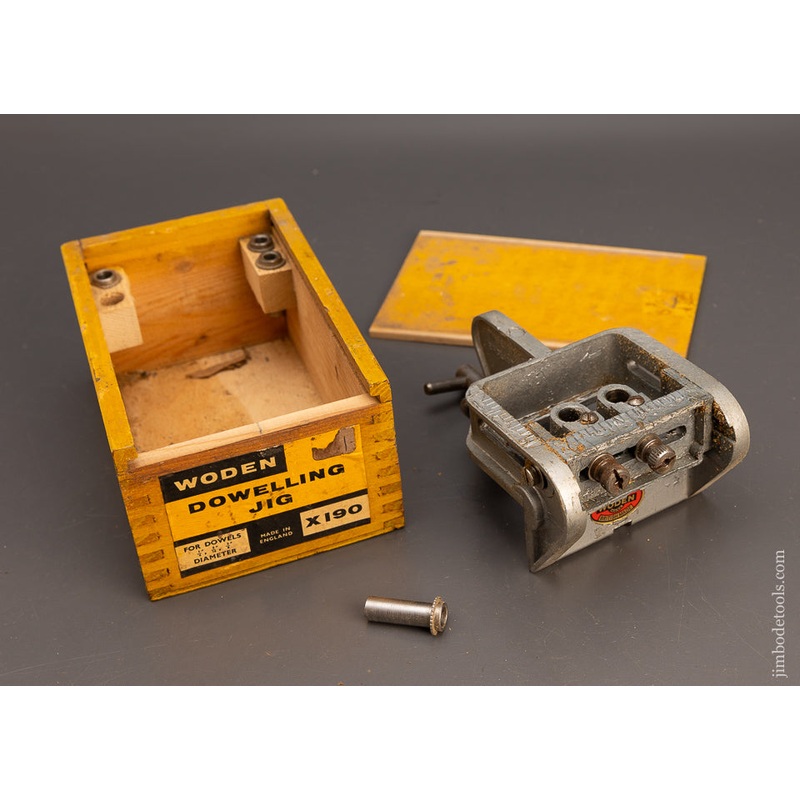 WODEN No. X190 Doweling Jig 100% Complete in Original Box – 114524