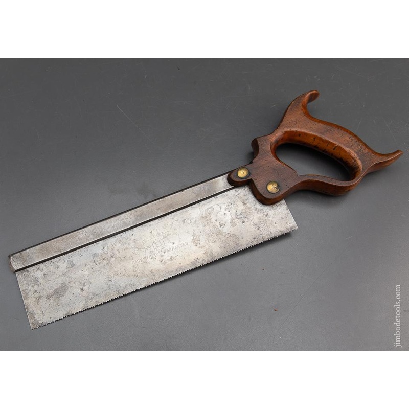 15 point 10 inch Crosscut J.H. NOBLE No. 1 Back Saw – 93847