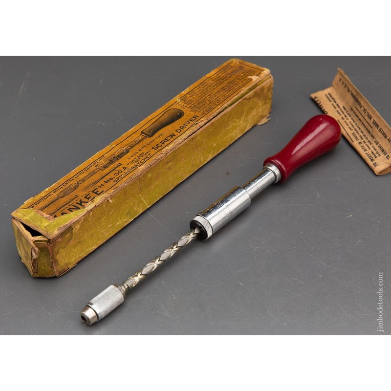 STANLEY NO. 30A Spiral Ratchet Screwdriver in Original Box – 93863