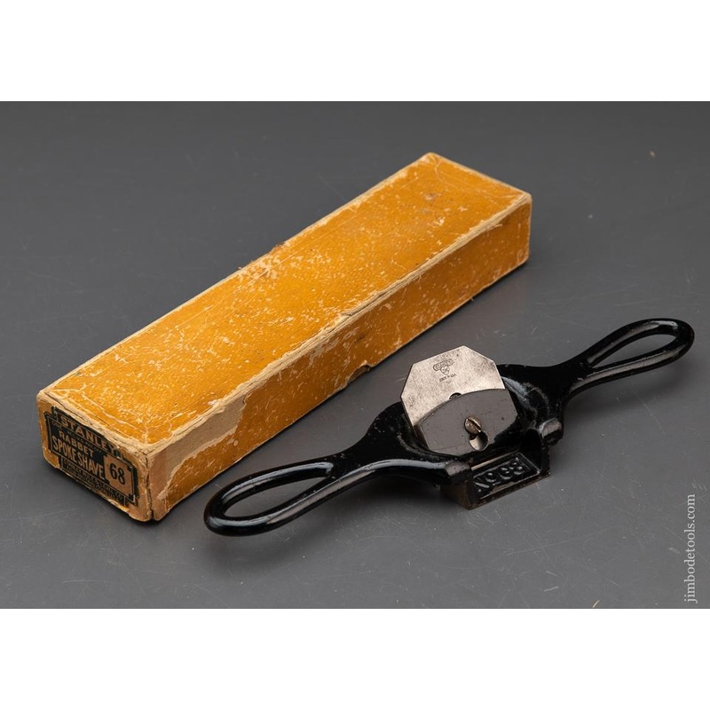 STANLEY No. 68 Rabbet Spoke Shave NEAR MINT in Original Box SWEETHEART – 93927