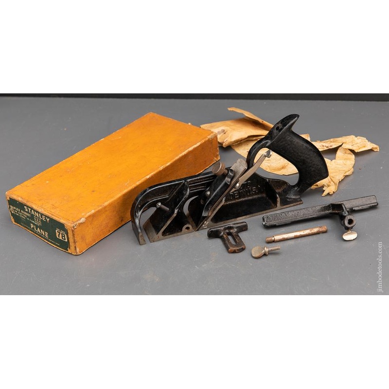 STANLEY No. 78 Duplex, Rabbet, and Filletster Plane COMPLETE in Original Box SWEETHEART – 93506