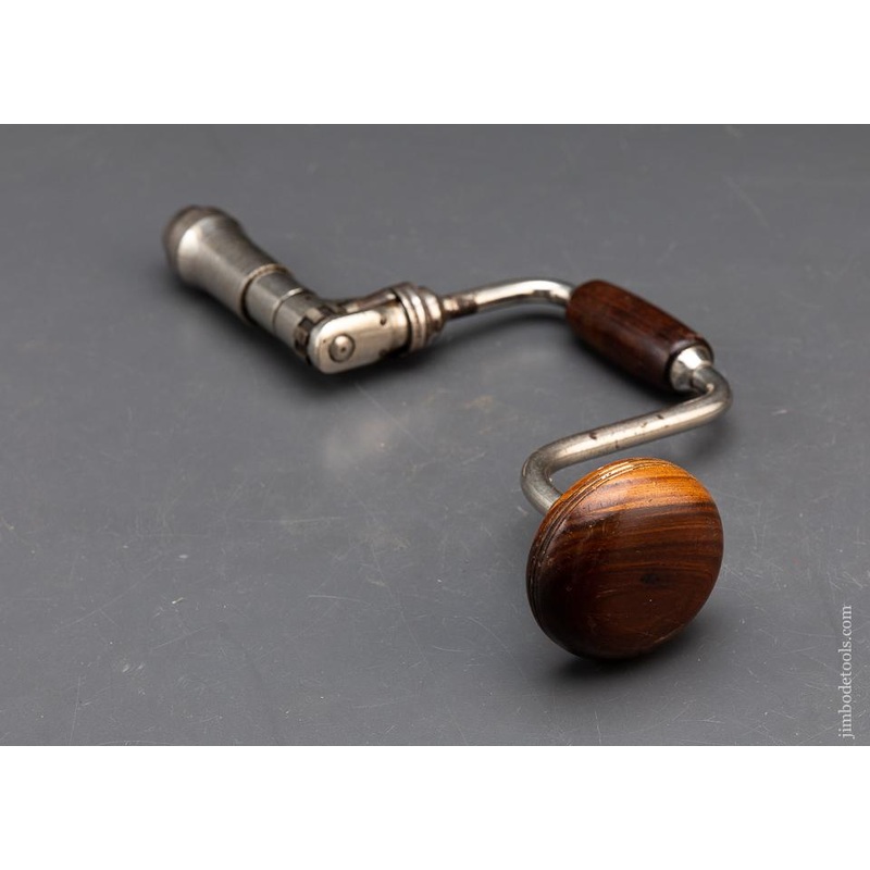 Very Fine! MILLERS FALLS 8 inch No. 63 Bit Brace with Lignum Fixtures – 93262