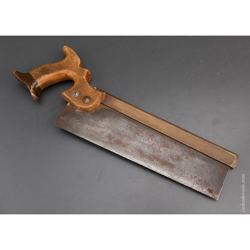 15 point 10 inch Rip ASHTON & SONS SHEFFIELD Brass Back Dovetail Saw – 94032