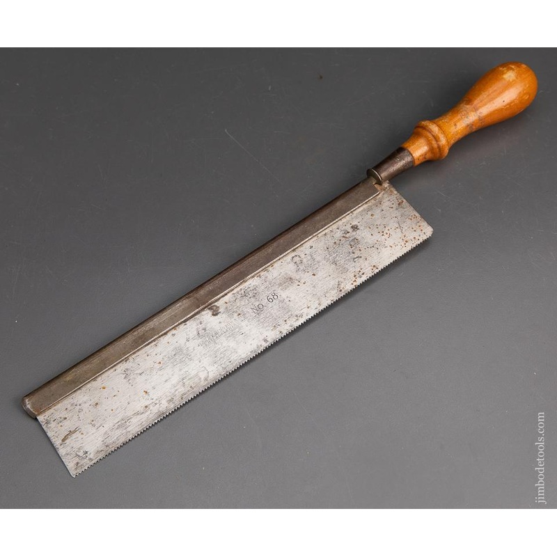 15 point 10 inch Rip DISSTON No. 68 Dovetail Saw – 93675