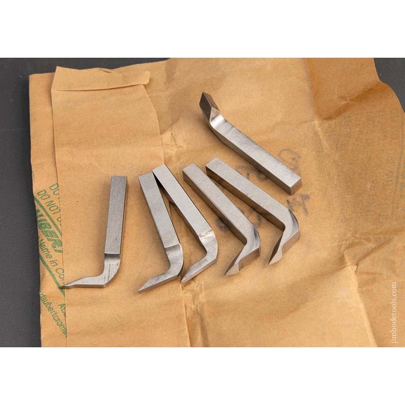 Six Blades for LIE-NIELSEN No. 271 Small Router Planes NEW in Wrapper! – 93733