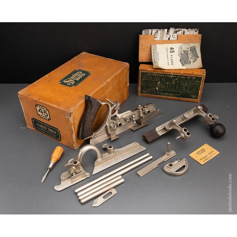 STANLEY No. 45 Combination Plane 100% COMPLETE – 94002