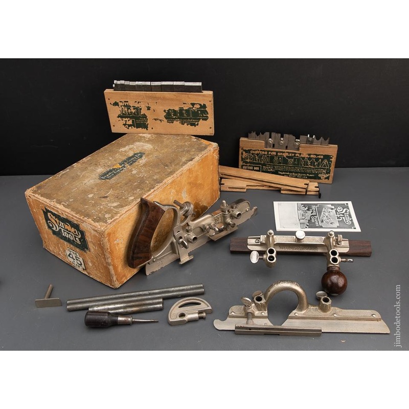 STANLEY No. 45 Combination Plane 100% COMPLETE in Original Box SWEETHEART – 93525