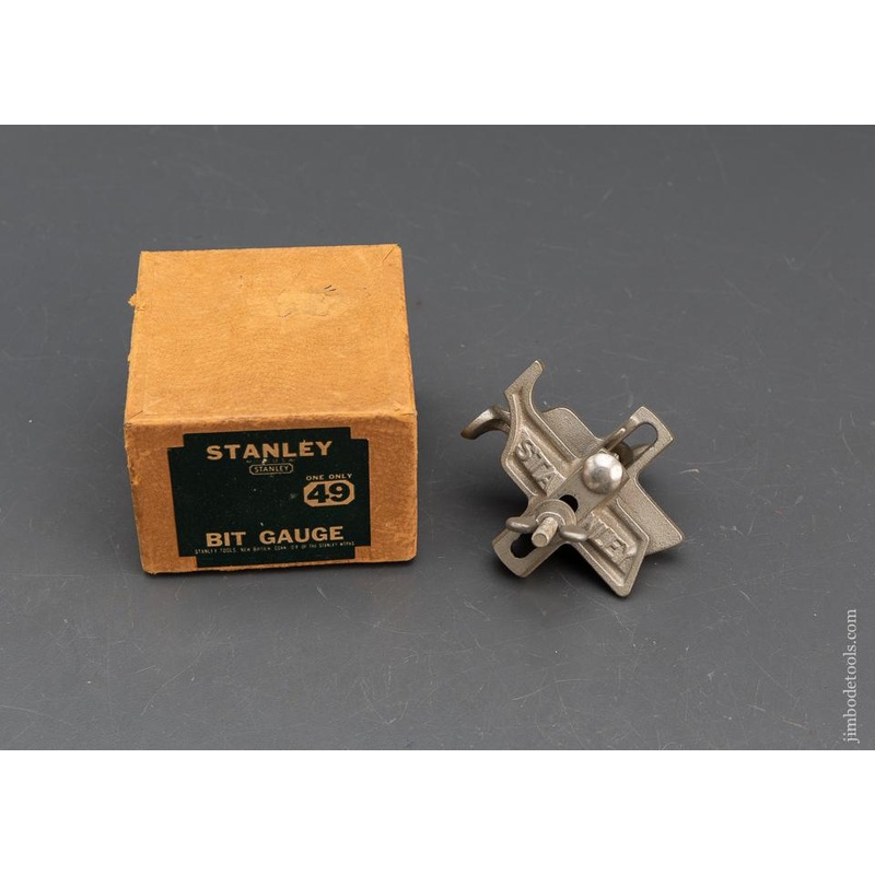 STANLEY No. 49 Bit Gauge in Original Box – 94146