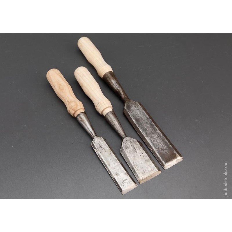 Three Rough T.H. WITHERBY Chisels – 94274