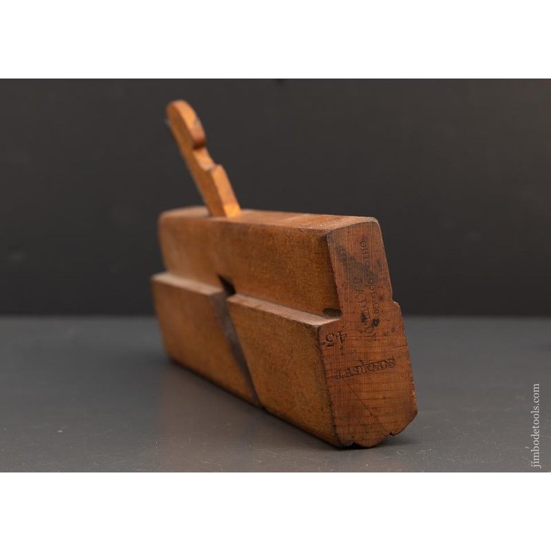 1 3/8 inch Wide OHIO TOOL CO Complex Molding Plane circa 1851-1913 GOOD – 94288
