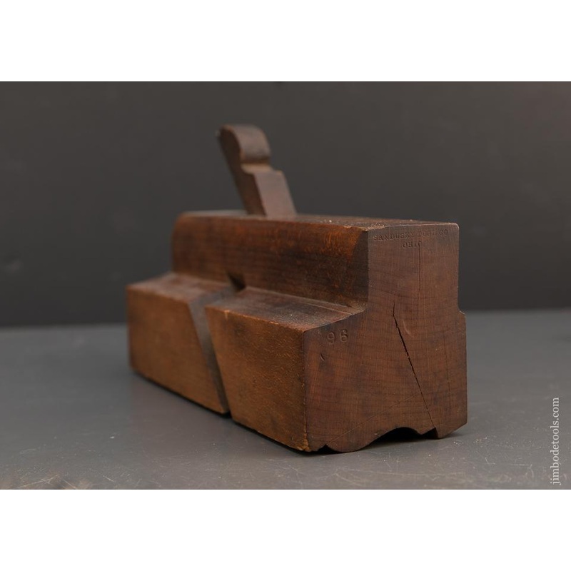 2 3/4 inch Wide SANDUSKY TOOL CO Crispy Complex Molding Plane circa 1869-1925 FINE – 94299