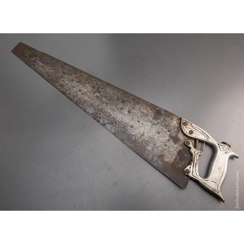 Rare! BLOUNT’s Patent October 21, 1924 Oiler Handle Hand Saw – 94507