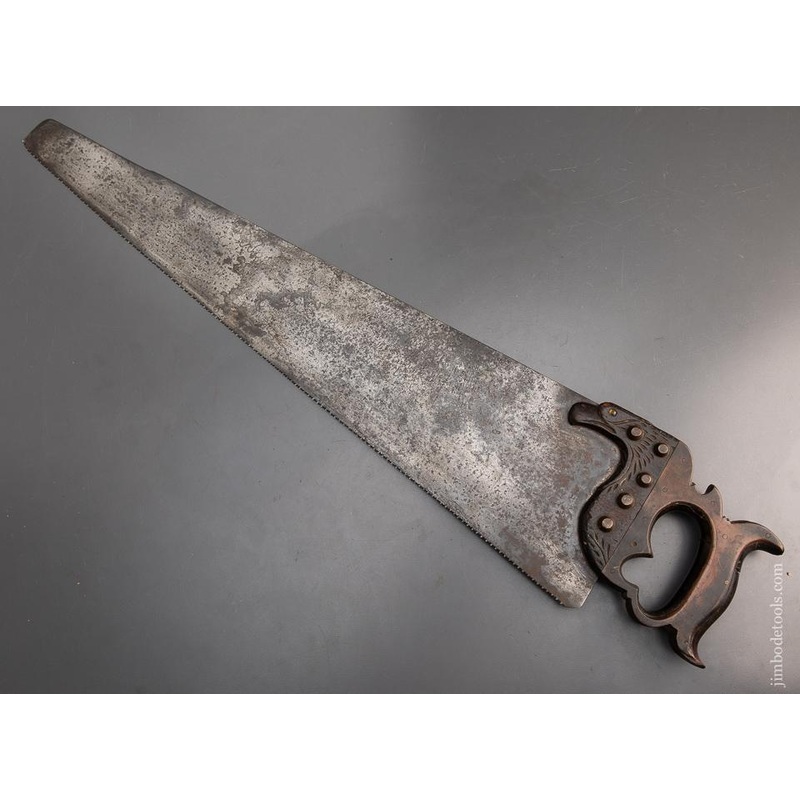 Rare EAGLE Saw! HENRY DISSTON No. 14 Hand Saw – EXCALIBUR 104 – AS OF SEPT 10