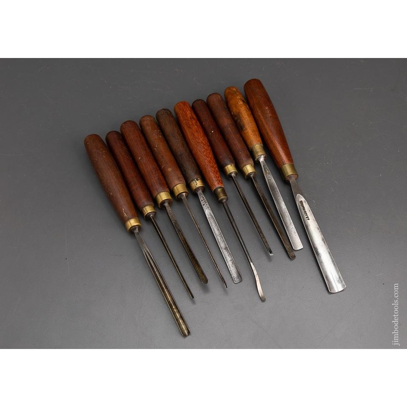 10 Fine ADDIS Carving Chisels – 94715