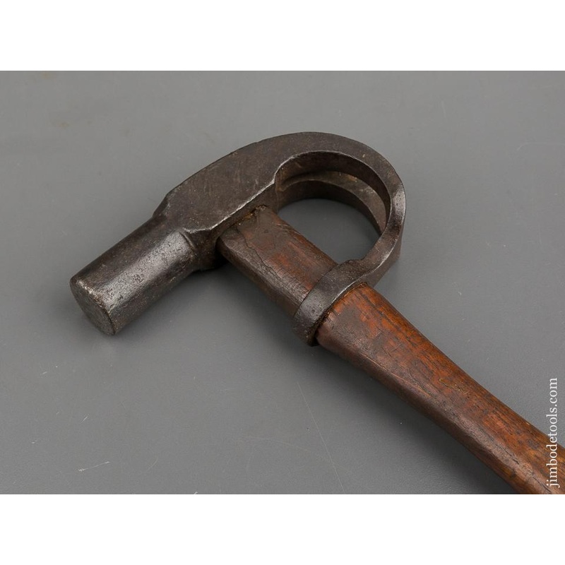 Rare! SOLOMON ANDERSON Patent August 20, 1845 Wrap Around Claw Hammer – 81081U