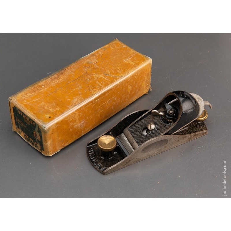 STANLEY 9 1/4 Block Plane Little Used in its Original Box – 94543