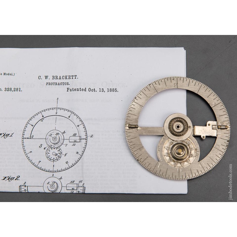 Rare Patented Folding Traveler Ca. 1885 – EXCELSIOR 94983