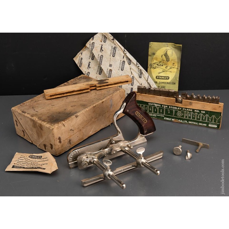 STANLEY NO. 50  Combination Plane 100% Complete – 94764