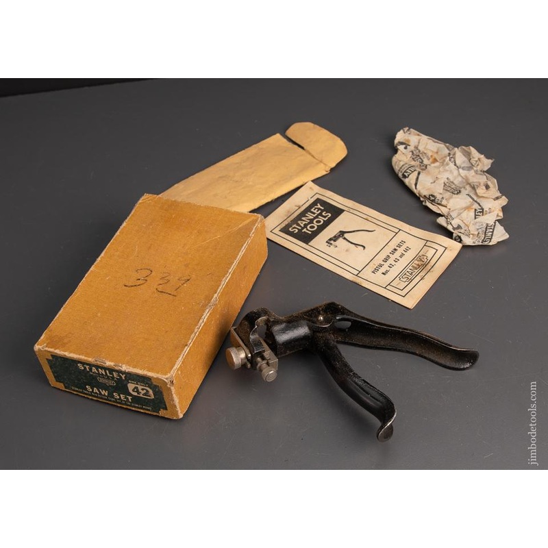 STANLEY No. 42X Saw Set Mint in Box – 95206