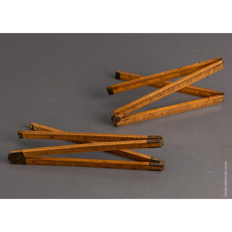 2 Good Boxwood Rules STANLEY No. 68 and LUFKIN No. 760 – 95350