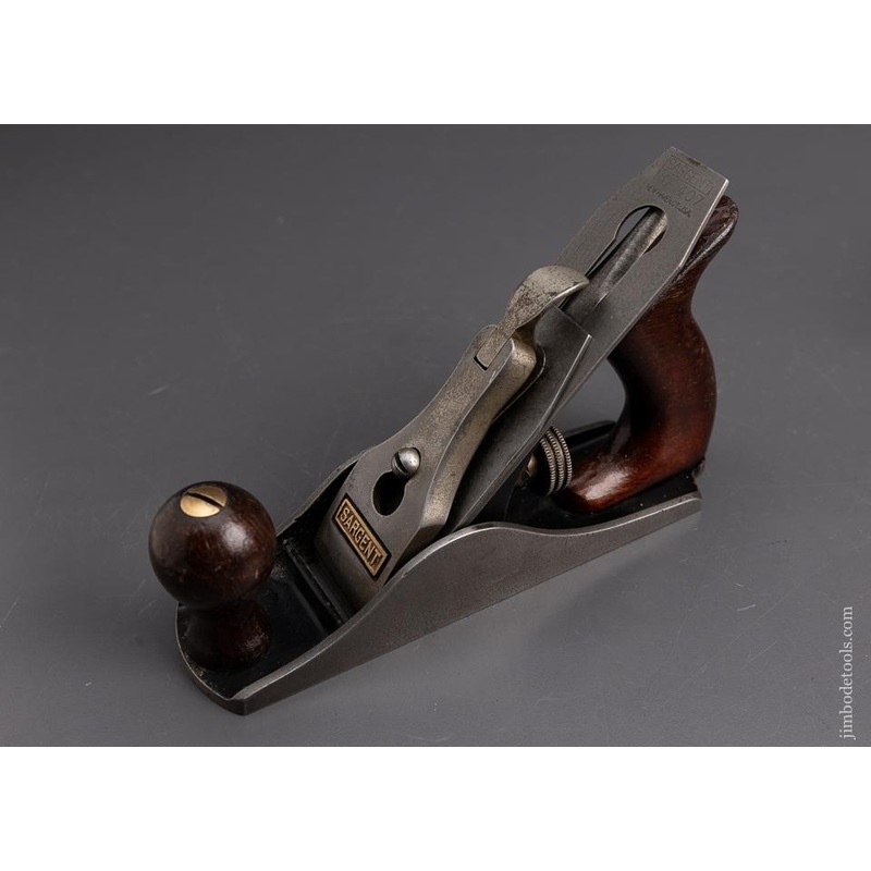 SARGENT No. 407 (No. 2 Size) Smooth Plane with Brass Plaque Lever Cap – 95480