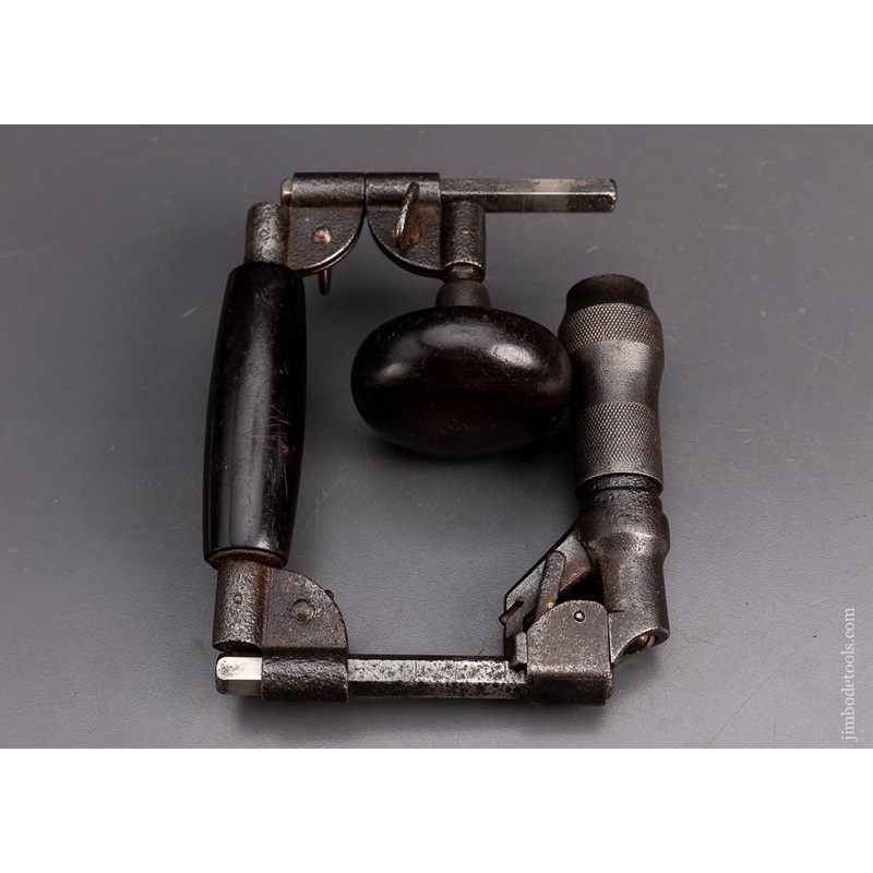 Rare! HEARD Patent January 3, 1905 Knock Down Bit Brace THE E.S. BRACE CO, NIAGARA FALLS NY – 87560
