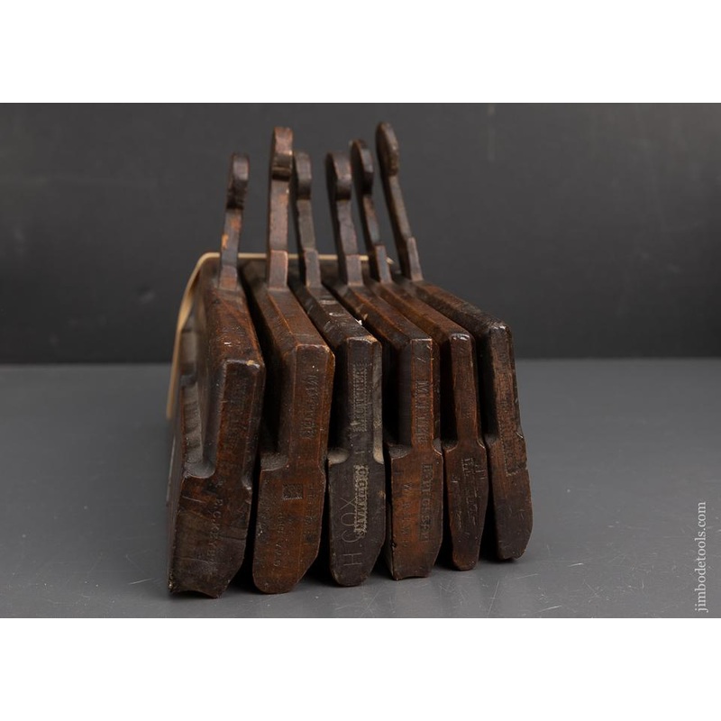 Set of 6 18th Century Hollows and Rounds by MUTTER Ca. 1766-1811 – 95433