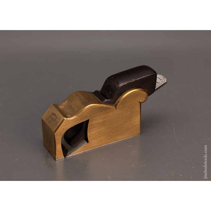 Rare Size! Fat Boy Wide Body NORRIS No. 27 Bullnose Rabbet Plane Premium Ebony Infill – EXCELSIOR 114634 – AS OF FEB 1