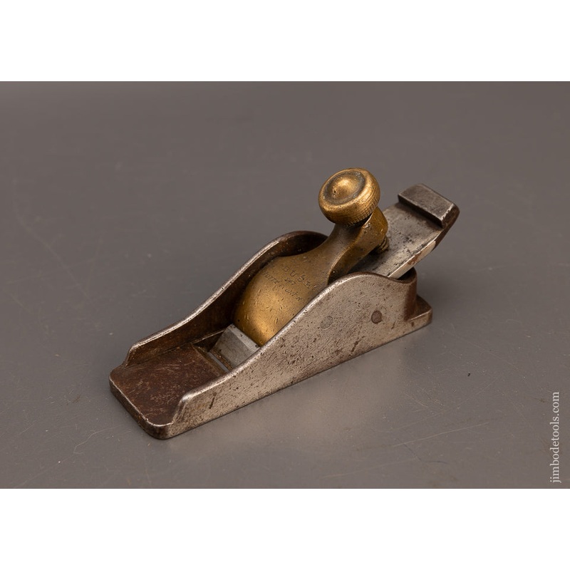 Rare SPIERS No. 9 (Signed BUCK) Dovetailed Steel Infill Thumb Plane – EXCELSIOR 114800 – AS OF JAN 29