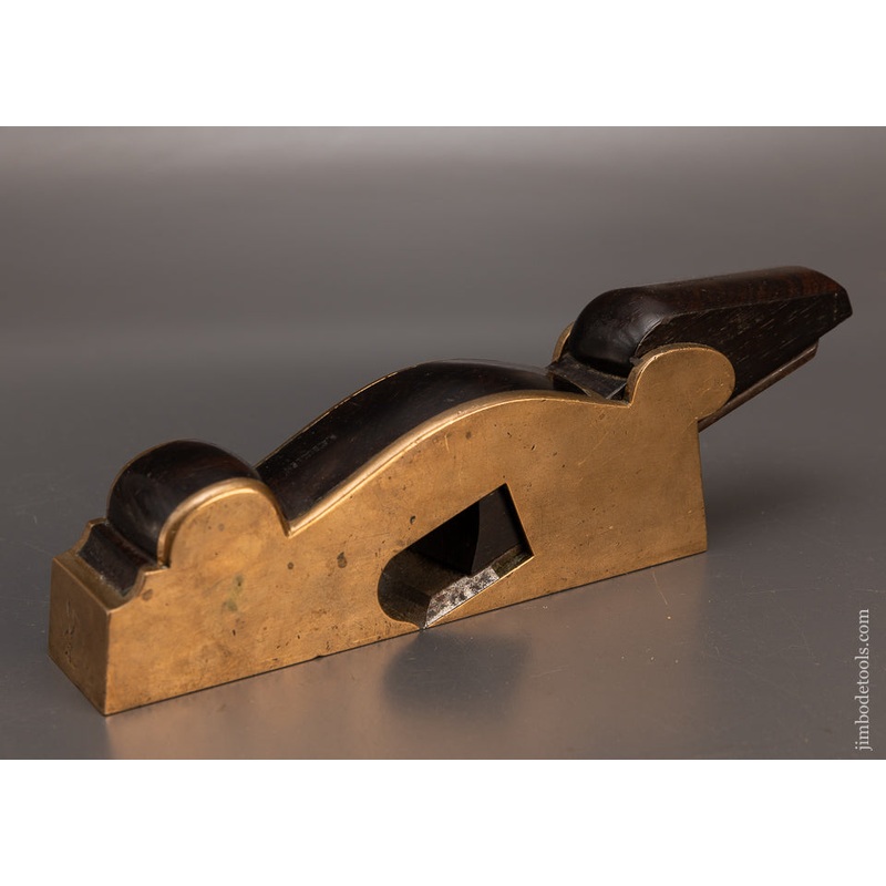 Spectacular Skewed Gunmetal & Ebony Infill Low Angle Shoulder Plane – EXCELSIOR 114795