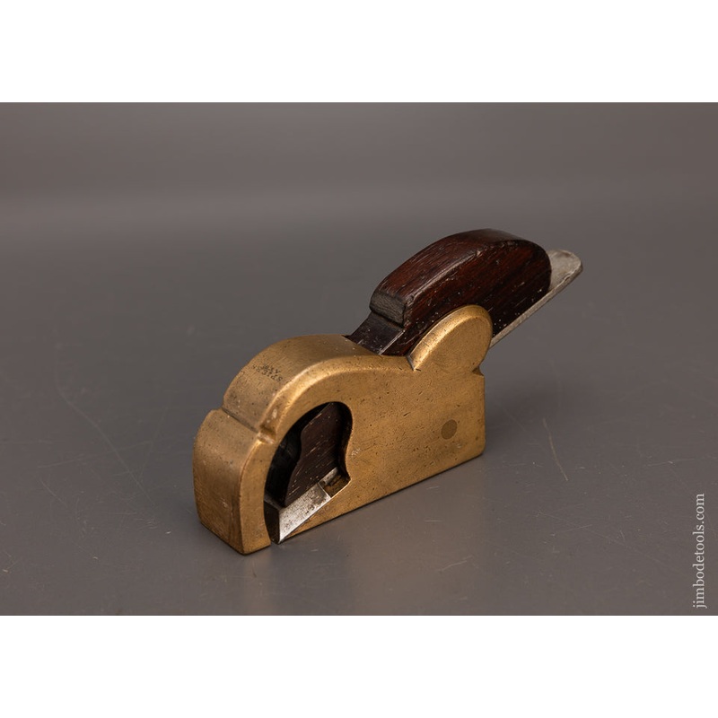 SPIERS No. 11 Gunmetal Bullnose Rabbet Plane with Rosewood Infill – 114730