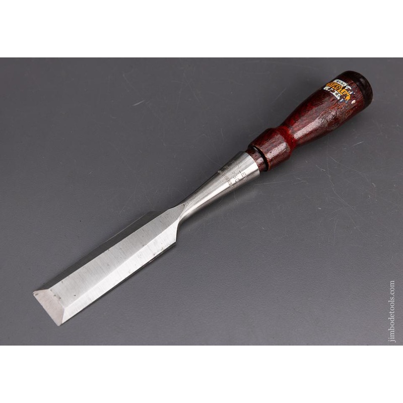 STANLEY NO. 750 Chisel 1 x 9 1/2 inches Mint with Decal – 95794