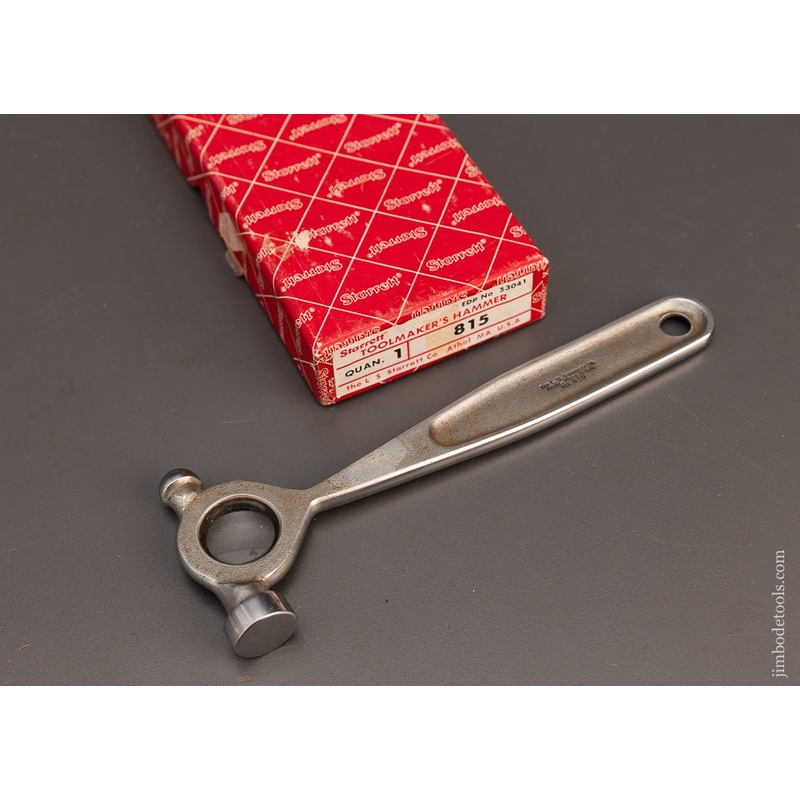 STARRETT No. 815 Toolmakers Hammer Mint in Box – 114925