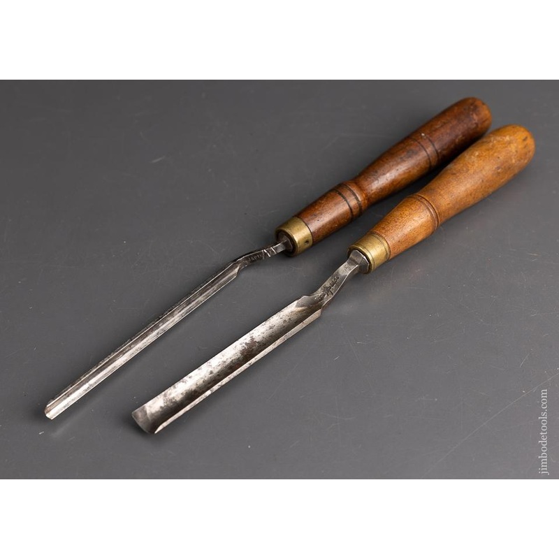 2 BUCK BROS. Patternmakers Crank Neck Paring Gouges – 95924